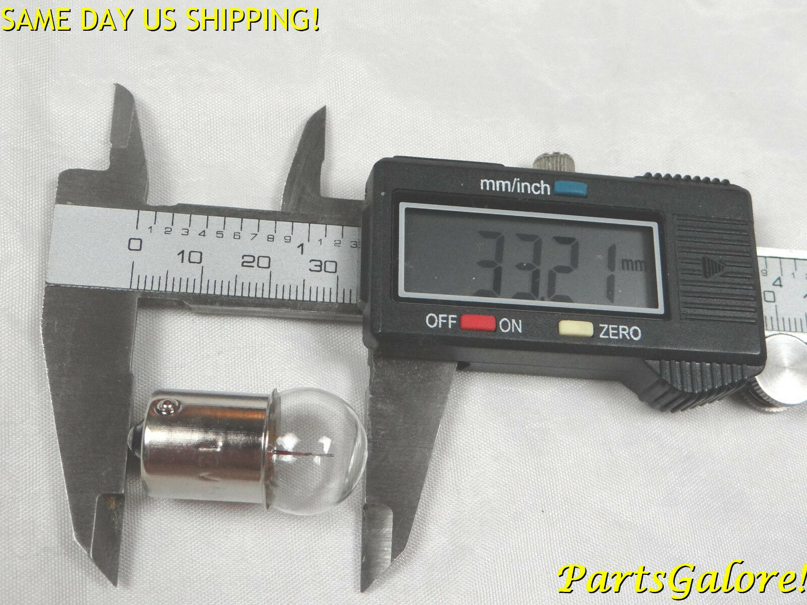 2pc 12v 10w Clear Turn Signal Light Bulb Bulbs, Auto ATV Scooter Motorcycle - Fresh Stock Dated October 2025