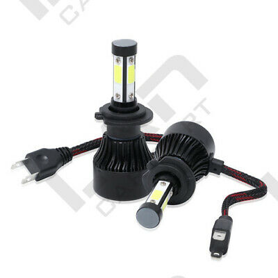 For Honda CBR 600rr 1000rr 2003-2017 - 4Side H7 LED Headlight Bulbs 6000K White - Fresh Stock Dated October 2025