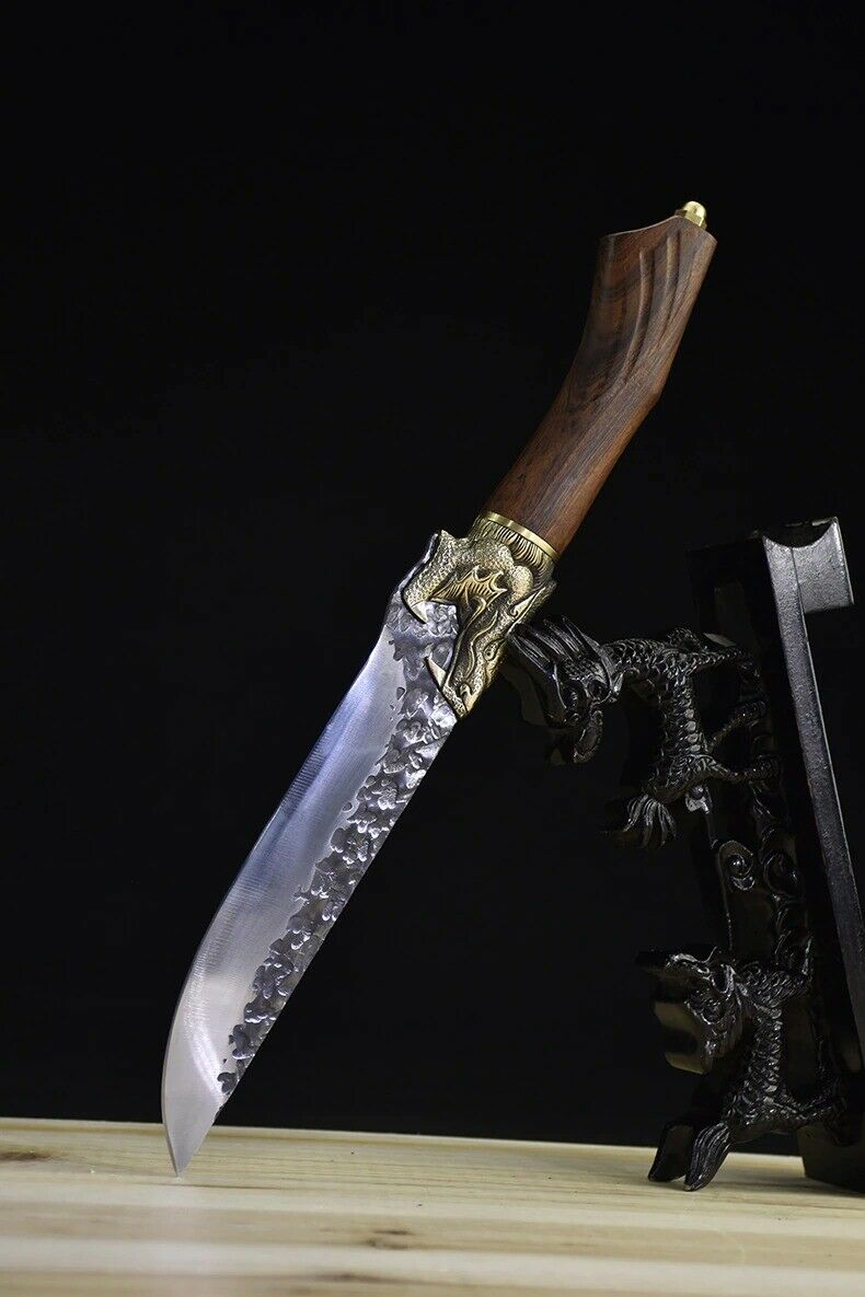 7 inch Handmade Chef Knife Fixed Blade Meat Knives Chinese Cleaver Cooking Tools - Fresh Stock Dated October 2025