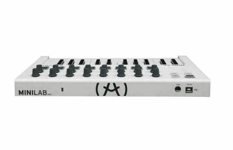 Arturia Minilab MKII Mini Hybrid Keyboard Slim-Key Controller White -UC - Fresh Stock Dated October 2025