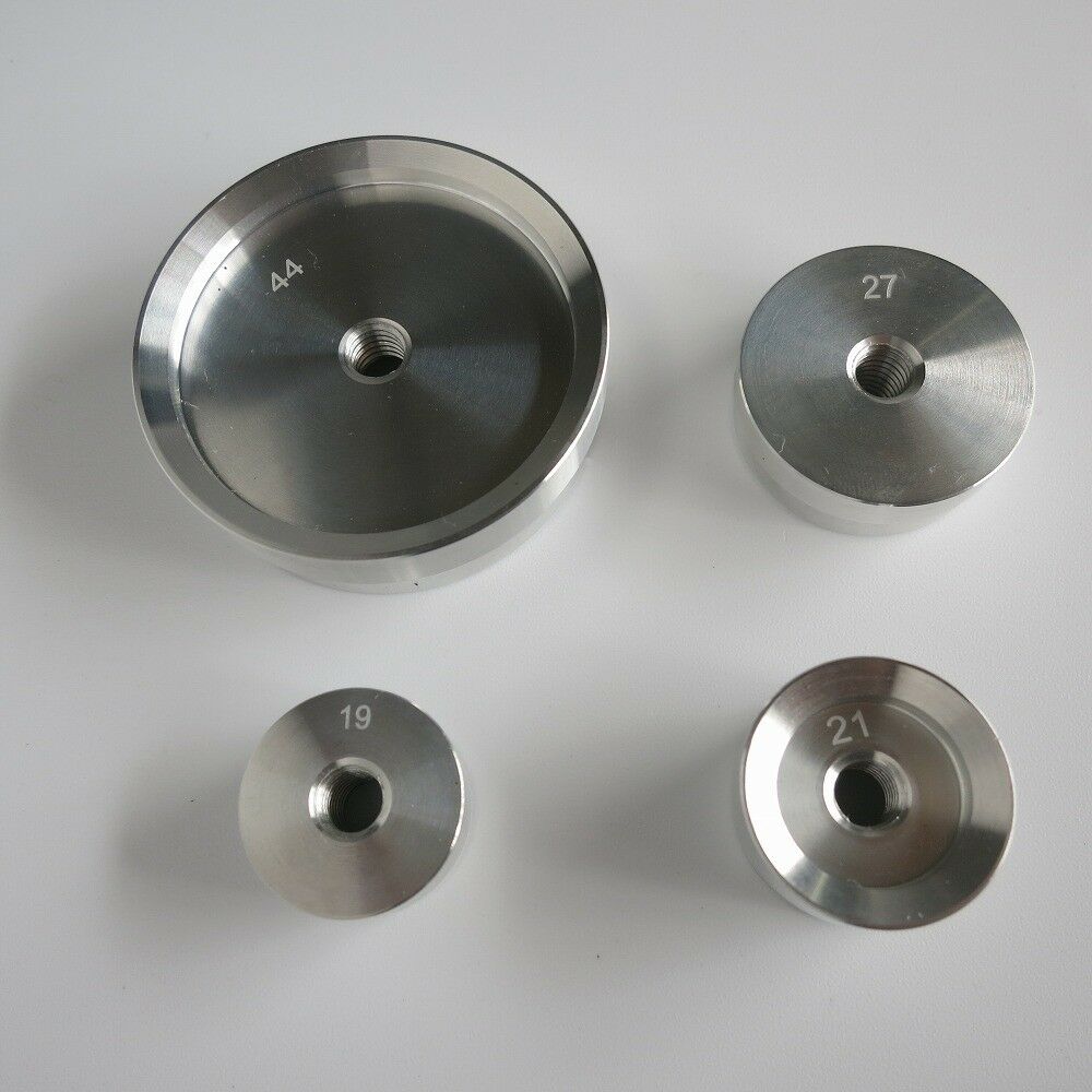 Set of Premium 10mm-44mm Aluminium Watch Case Press Die 25PCS for Watch Repair - Fresh Stock Dated October 2025
