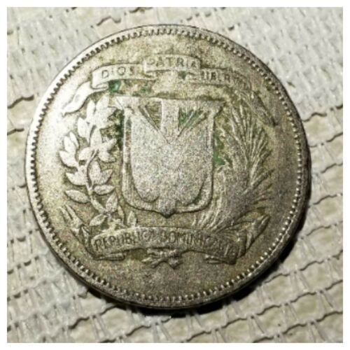 1967 & 1986 DOMINICAN REPUBLIC  25 CENTAVOS  VG+ - Fresh Stock Dated October 2025