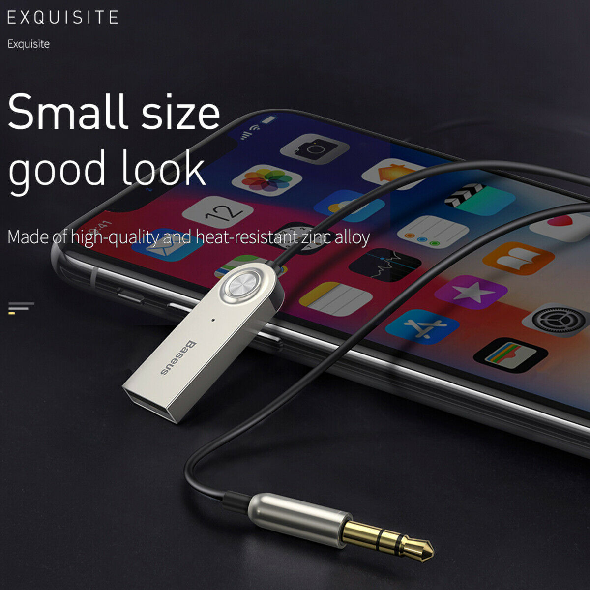 Bluetooth Wireless USB 3.5mm AUX Audio Adapter Cable Stereo Home Car Receiver - Fresh Stock Dated October 2025
