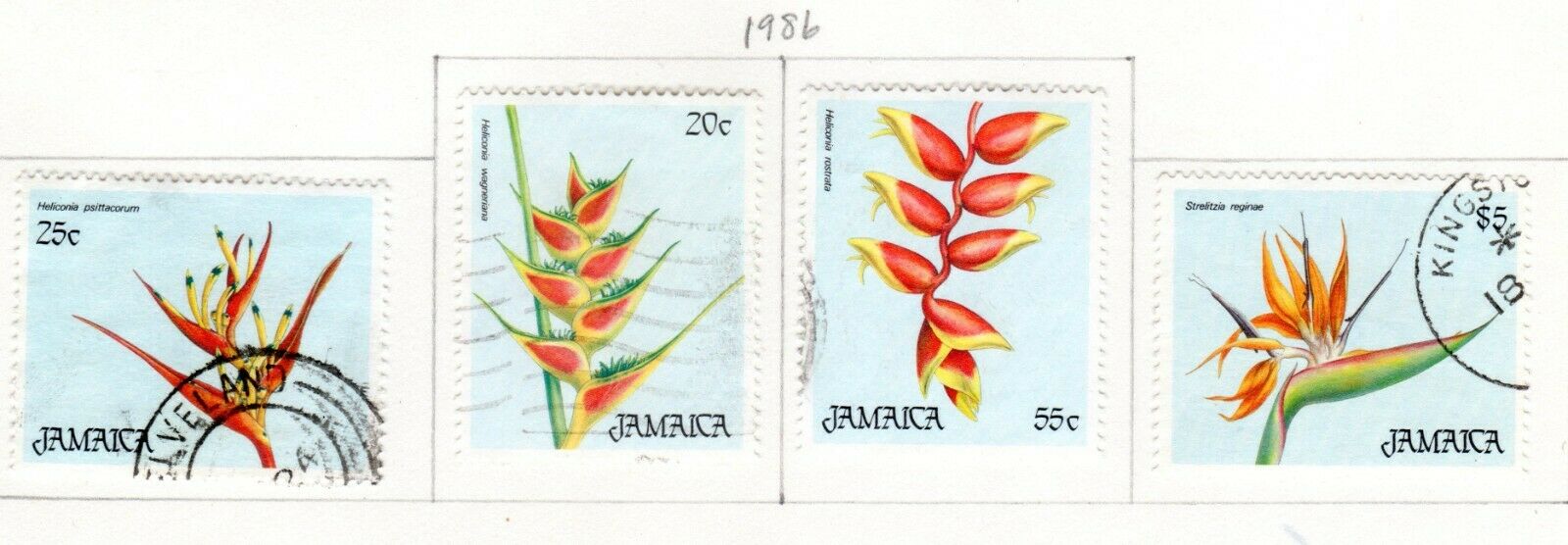 Jamaica Scott 599//688 Mostly Used on 6 Album Pages Issued 1986-1994 - Fresh Stock Dated October 2025