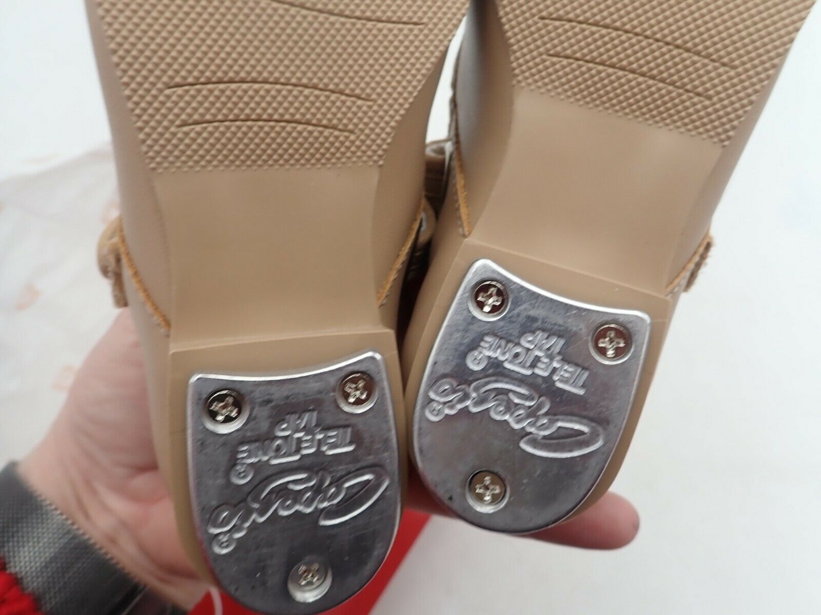 Capezio  Toddler-girls 3800 Mary Jane Tap Shoe , Caramel, 9 W Toddler - Fresh Stock Dated October 2025