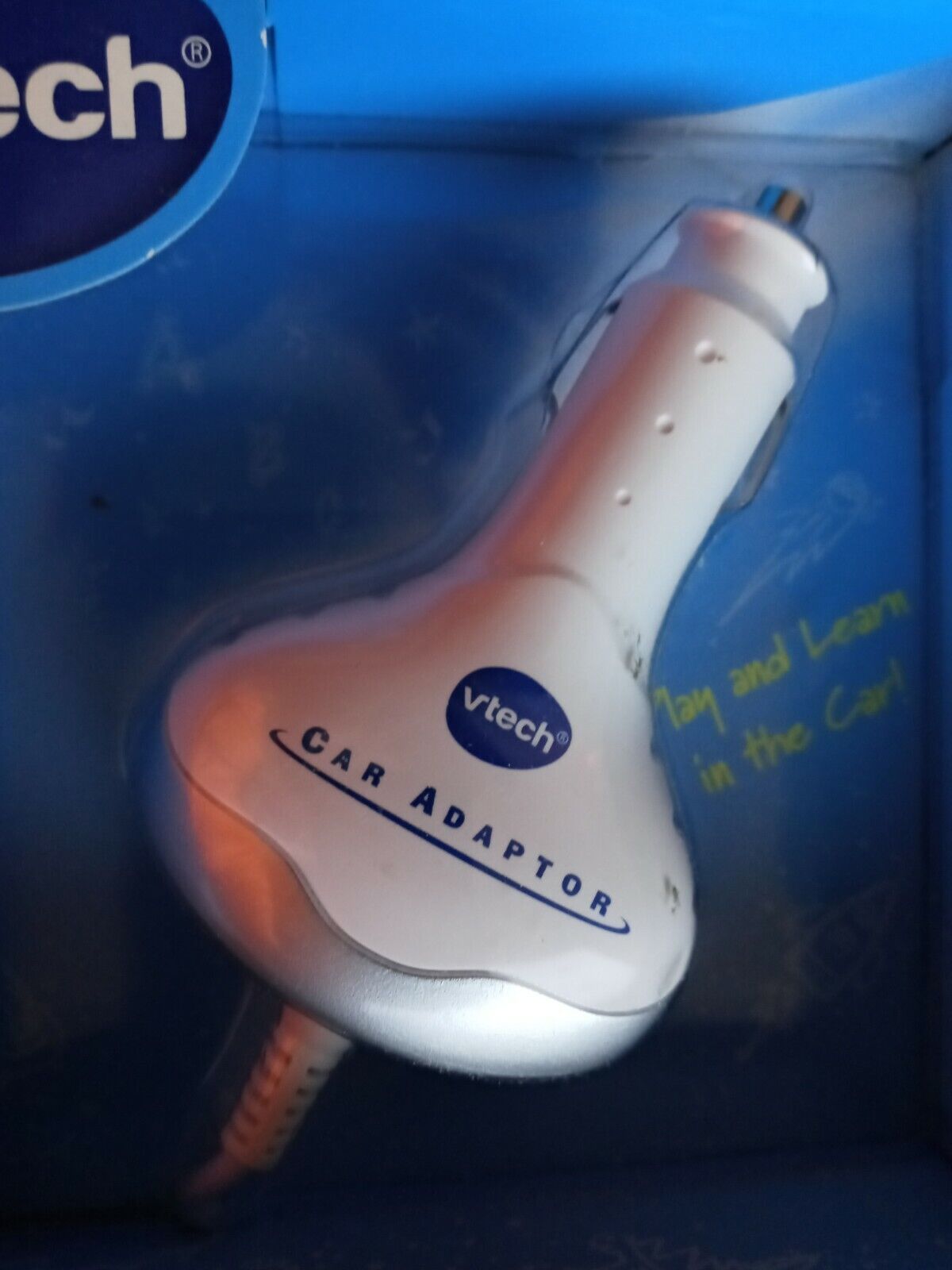 NIB VTech Car Charging Charger Adapter Adaptor -  White NEW - Fresh Stock Dated October 2025