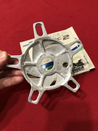 WHITE TIOGA FORCE CONNECTION MAX FLO FC-2 SPIDER SPROCKET OLD SCHOOL BMX - Fresh Stock Dated October 2025