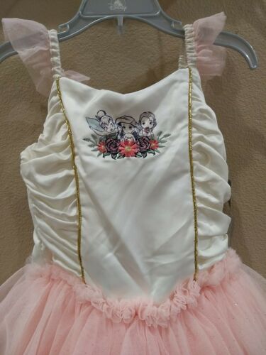 Disney princess Leotard Tutu Dress Ruffle Tuele Sparkly Size 5/6 Dance Costume - Fresh Stock Dated October 2025