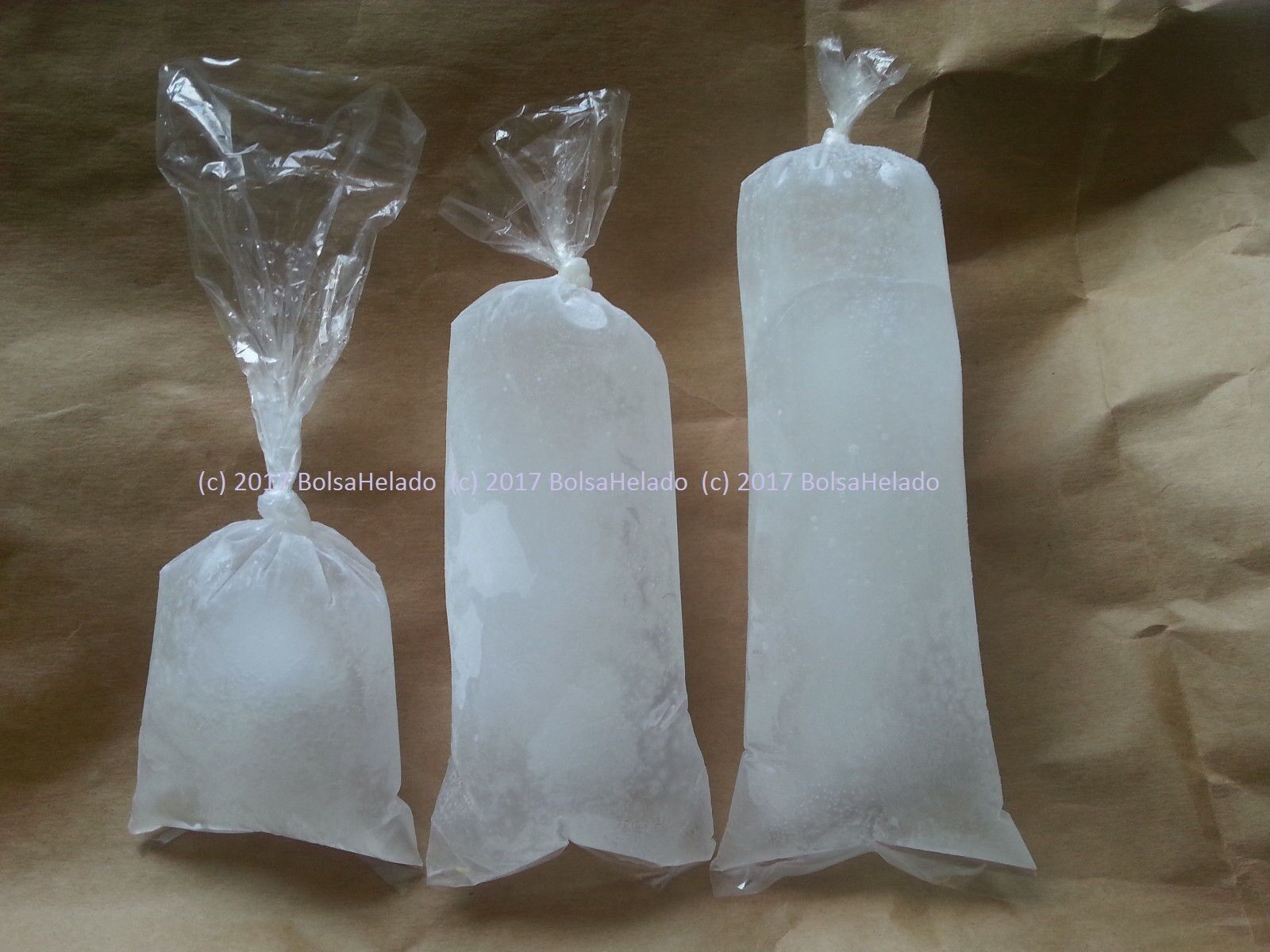BolsaHelado -La Original- 100 BOLSAS plasticas para HELADOS Bolsitas para Bolis - Fresh Stock Dated October 2025