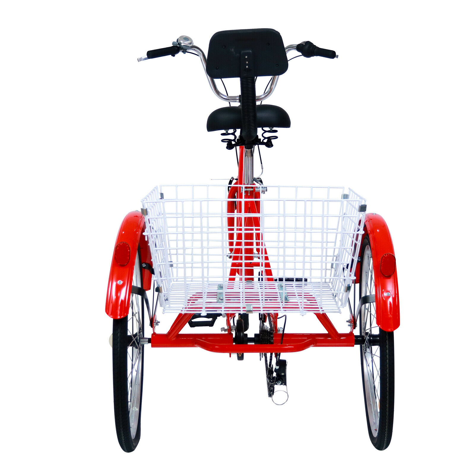 20/24/26inch Adult Tricycle 7 Speed 3-Wheel Adult Bicycle Trike w/Basket & Tools - Fresh Stock Dated October 2025