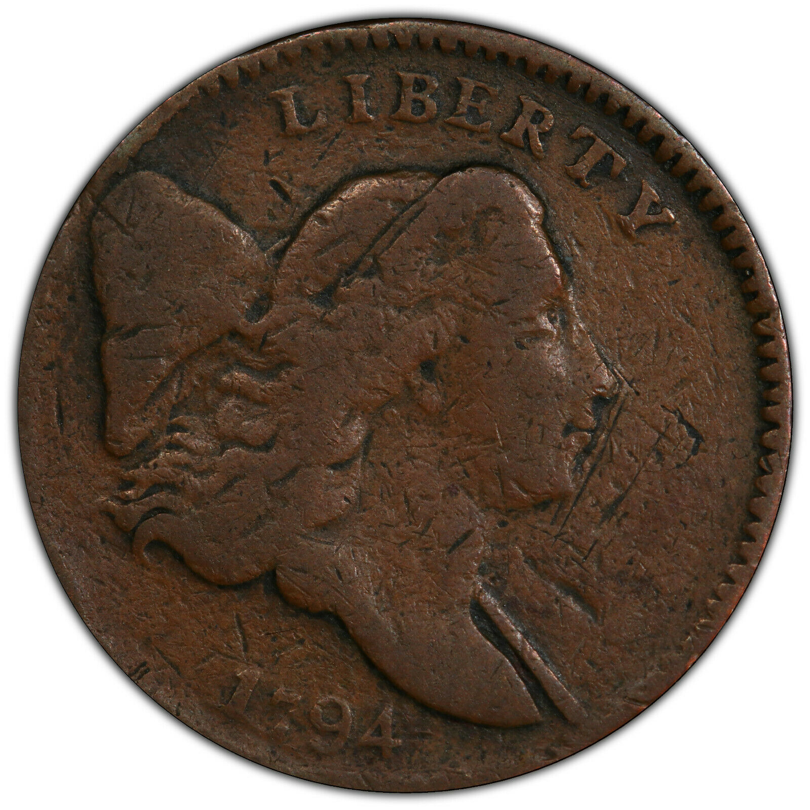 1794 Liberty Cap Half Cent, PCGS G-06 - Fresh Stock Dated October 2025