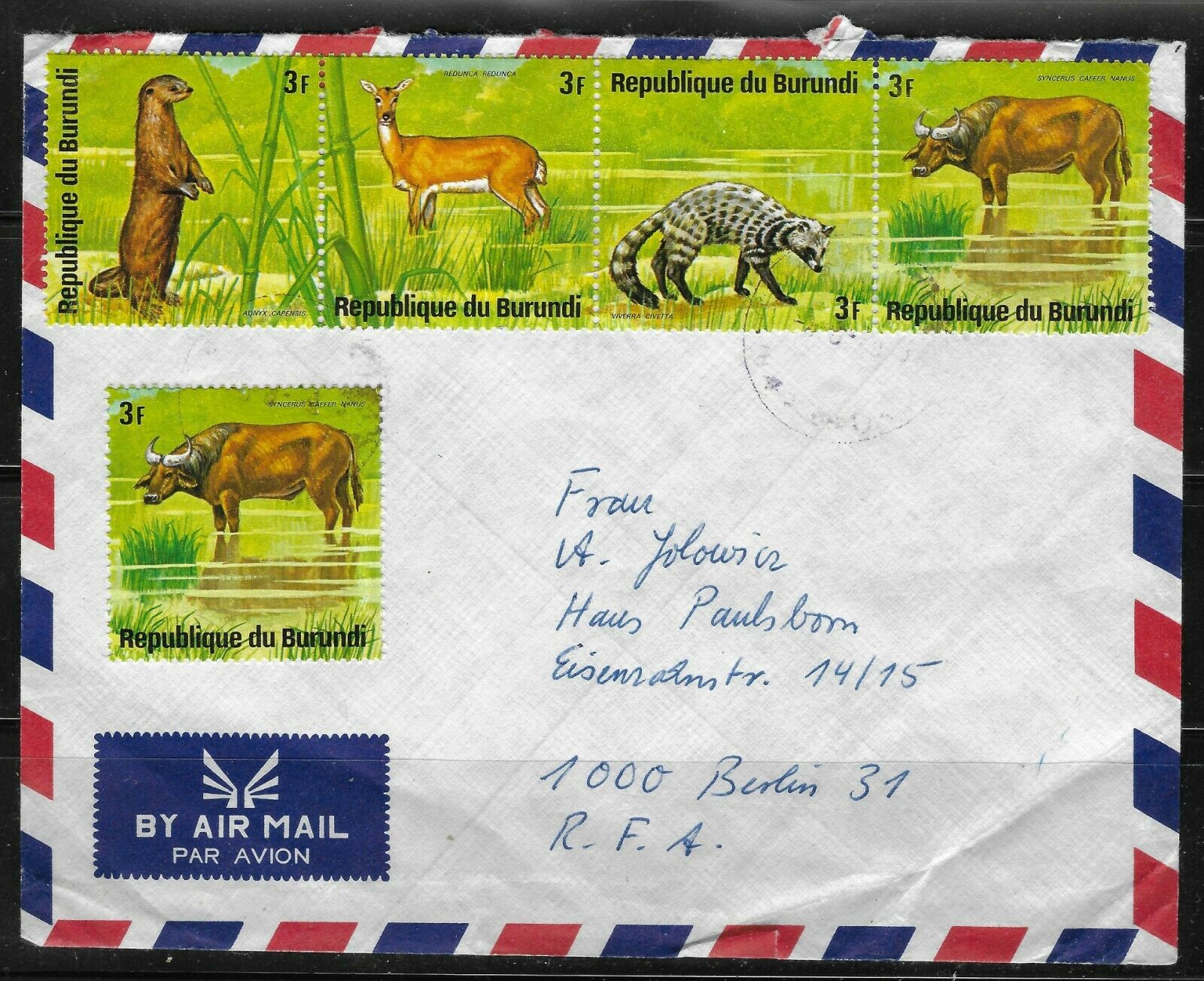 Burundi Mostly Recent Used Selection Including Two Covers 5.20 SCV - Fresh Stock Dated October 2025