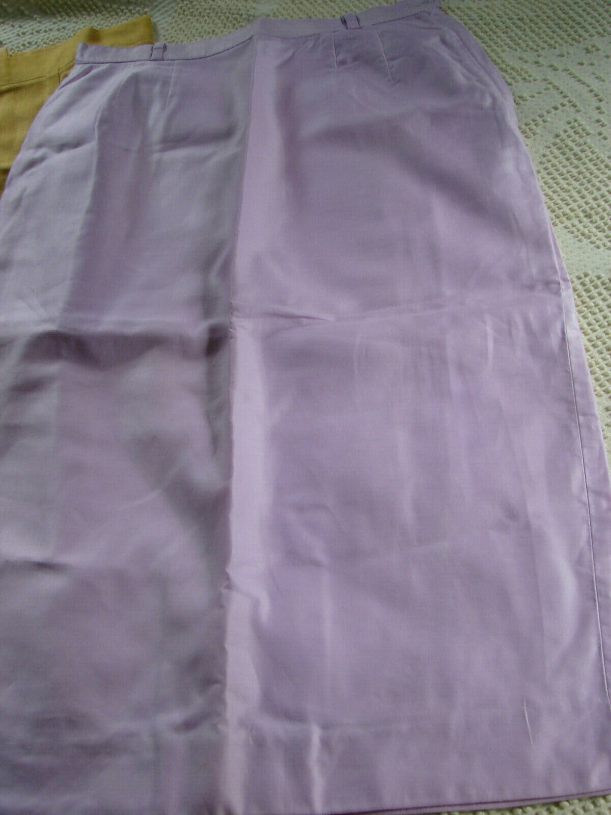 Vintage 60s Skirt S LOT 4 Cotton Linen VGC W25 Koret Fritzi Lilac White Blue - Fresh Stock Dated October 2025