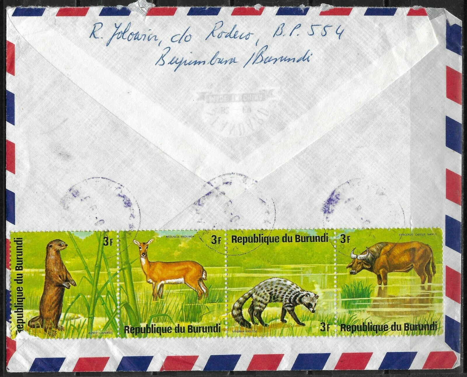 Burundi Mostly Recent Used Selection Including Two Covers 5.20 SCV - Fresh Stock Dated October 2025