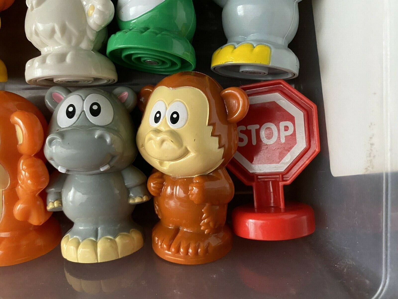 LOT of 17pc VTECH SMARTVILLE Zoo Jungle Replacement ANIMALS +StopSign+Lamp Post - Fresh Stock Dated October 2025