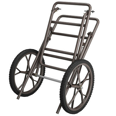Huge Capacity Deer Cart Foldable 500lbs Hauler Gear Dolly Cart Hunting Practical - Fresh Stock Dated October 2025