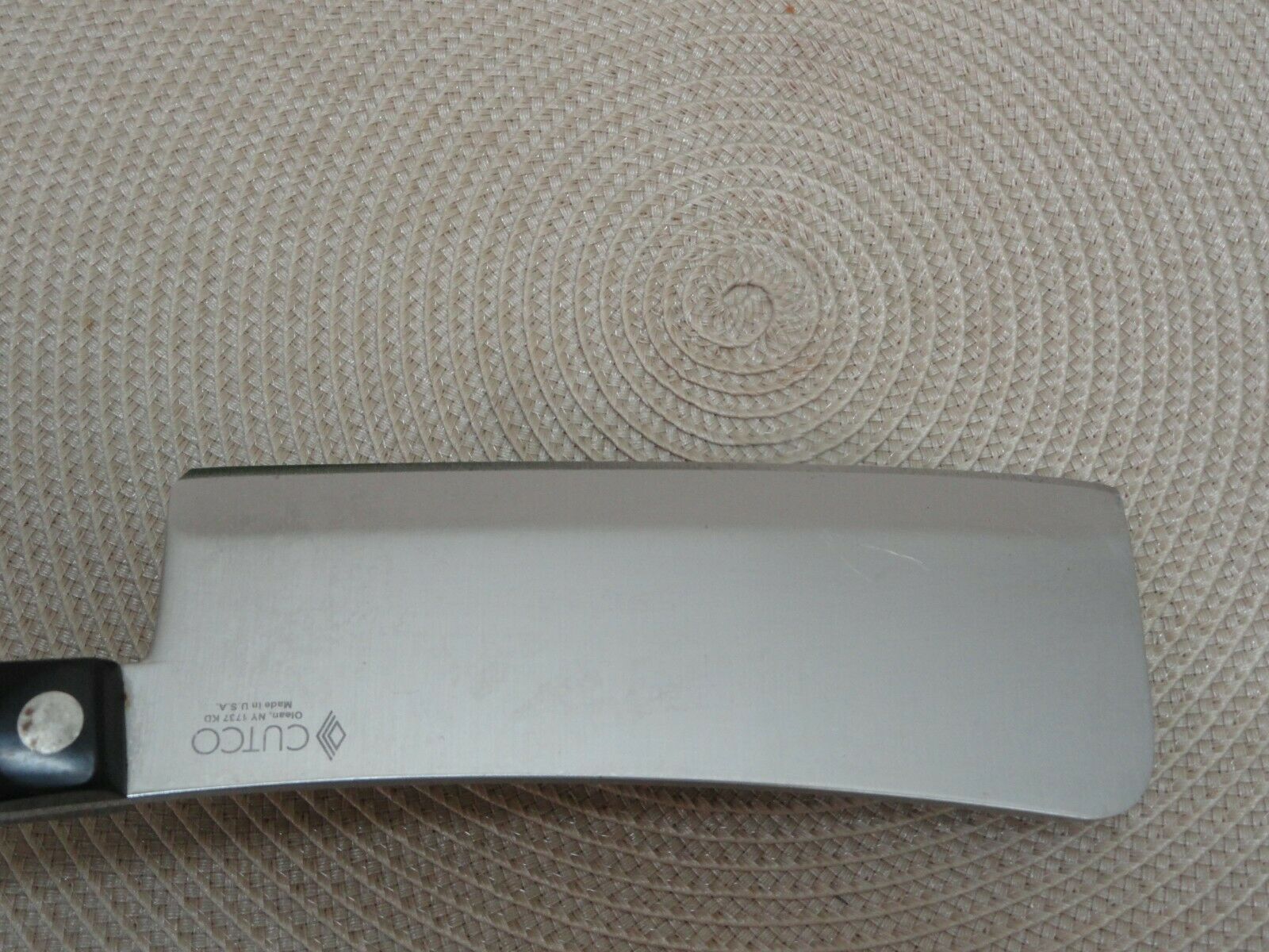 Cutco Black Handle # 1737 KD Cleaver - Fresh Stock Dated October 2025