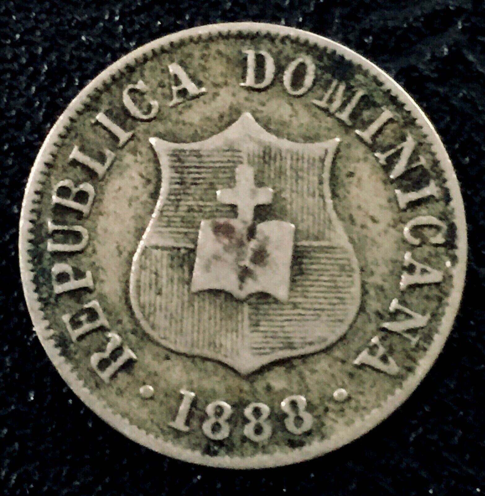 DOMINICAN REPUBLIC 1888H 2 1/2 Centavos VF - Fresh Stock Dated October 2025