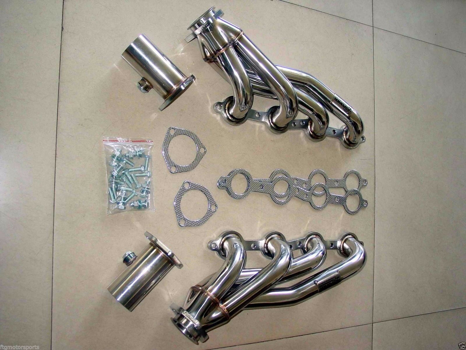 Stainless Caprice LS1 LS6 LSX Stainless Shorty Chevrolet Engine Swap Header LS - Fresh Stock Dated October 2025