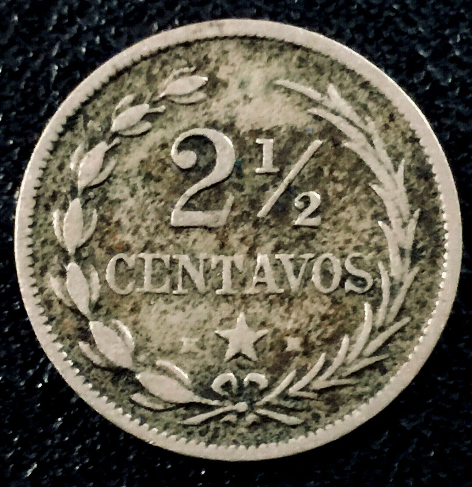 DOMINICAN REPUBLIC 1888H 2 1/2 Centavos VF - Fresh Stock Dated October 2025