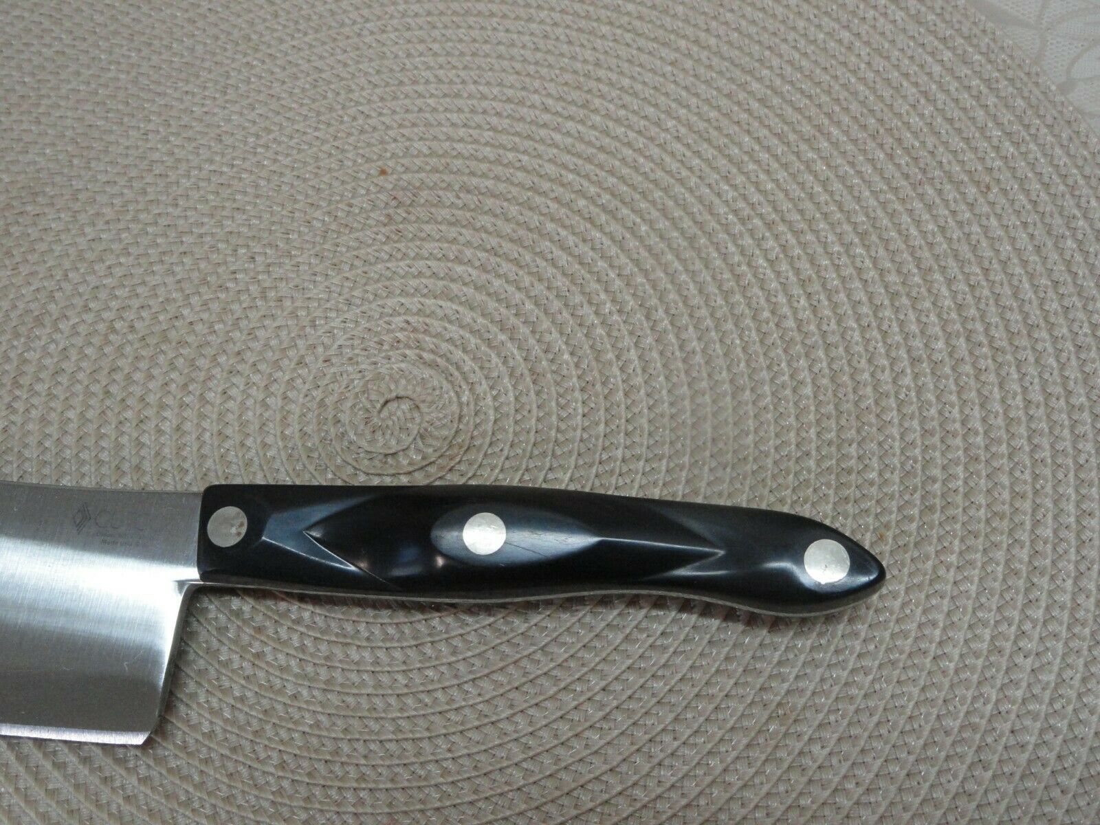 Cutco Black Handle # 1737 KD Cleaver - Fresh Stock Dated October 2025