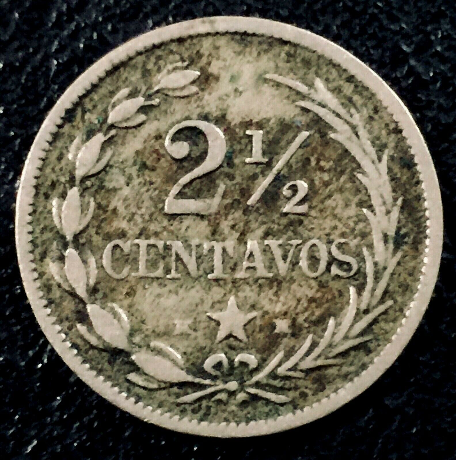 DOMINICAN REPUBLIC 1888H 2 1/2 Centavos VF - Fresh Stock Dated October 2025