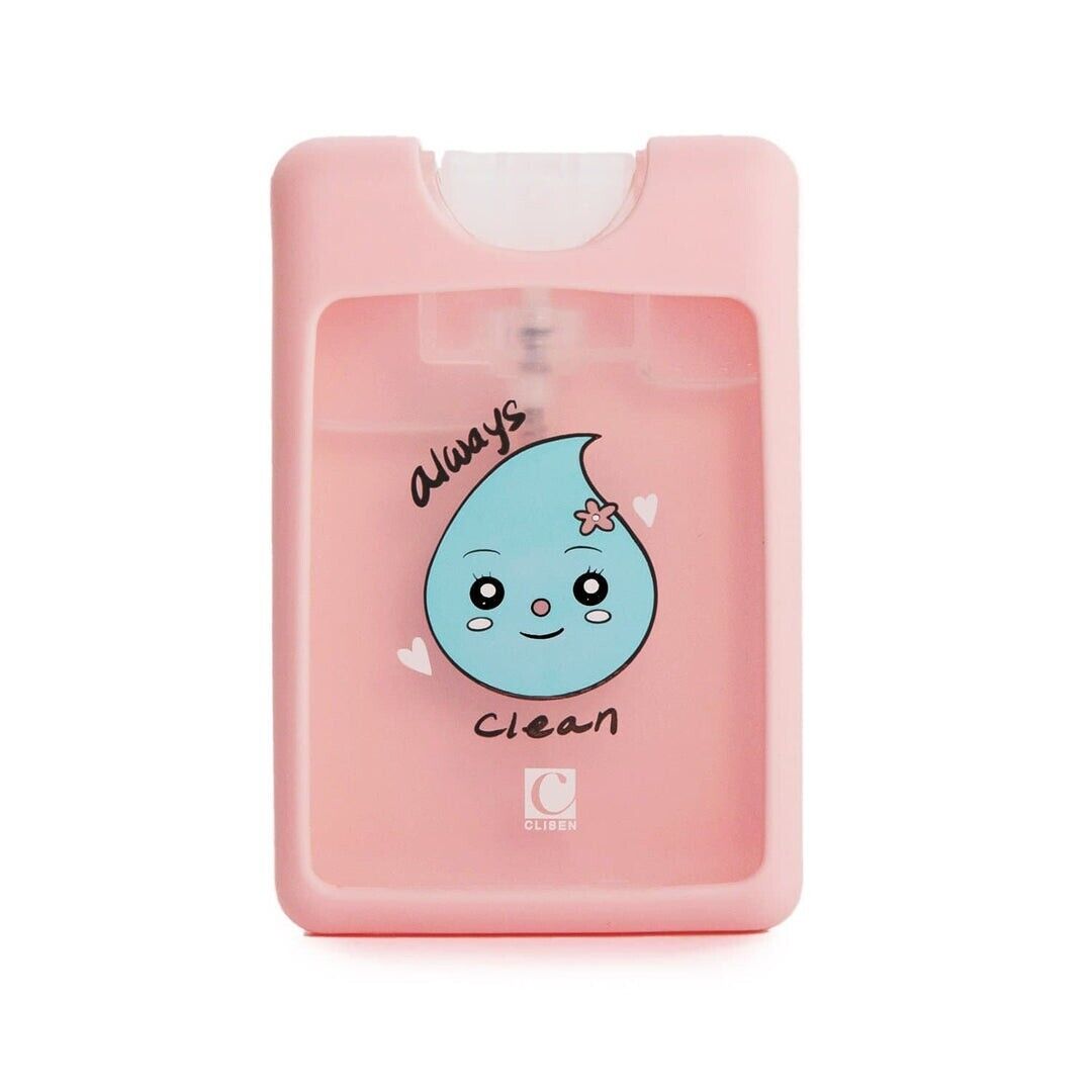 Clisen Pocket Mini Credit Card Style Hand Sanitizer Spray (Pack of 5) 5 pcs - Fresh Stock Dated October 2025