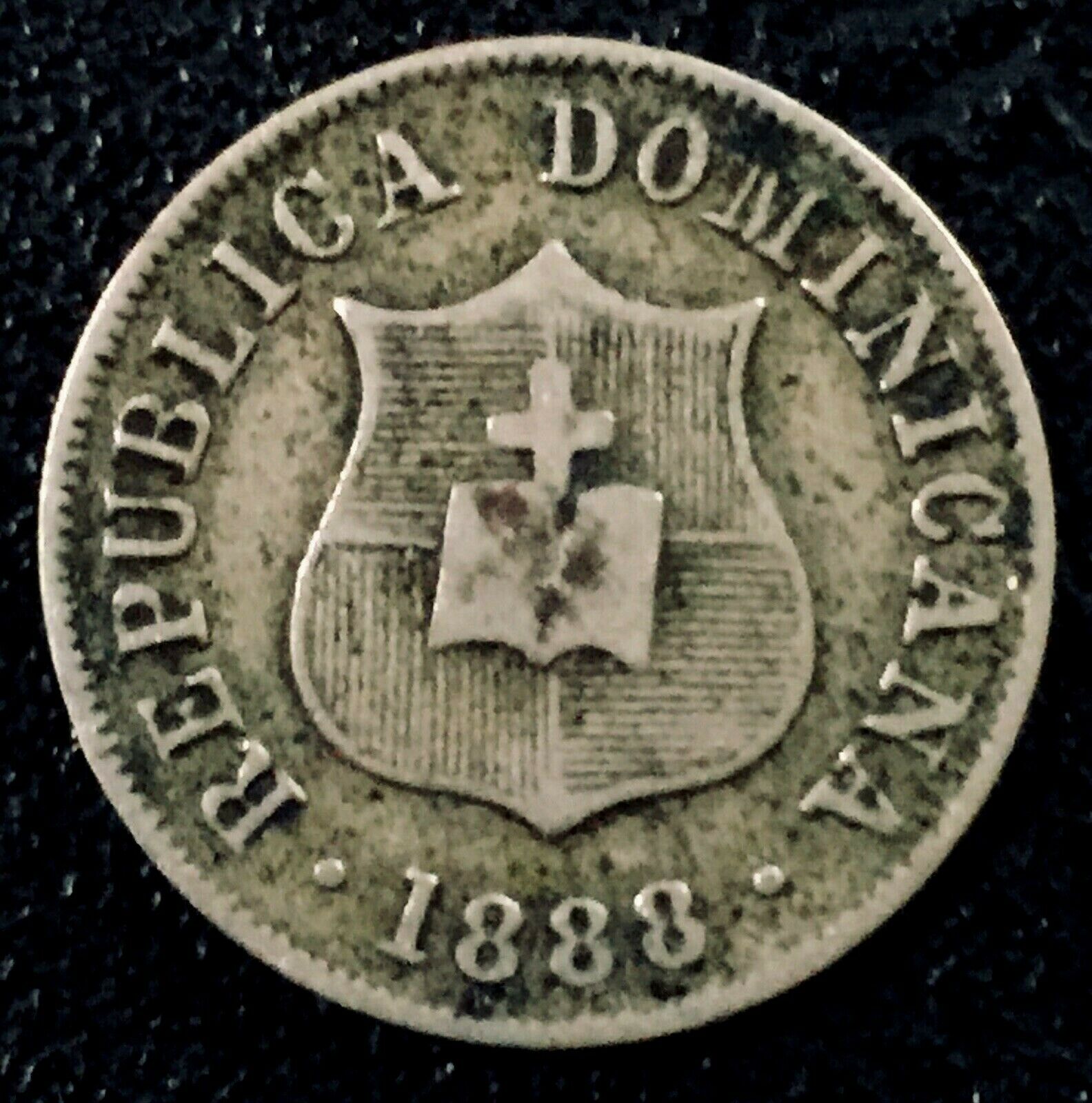 DOMINICAN REPUBLIC 1888H 2 1/2 Centavos VF - Fresh Stock Dated October 2025