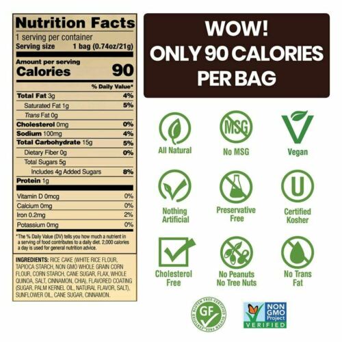 Drizzilicious Cinnamon Swirl Bites, (10 Pack, .74 oz.) - Fresh Stock Dated October 2025