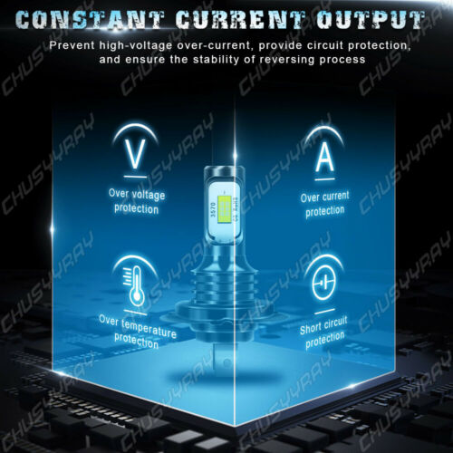 For 2011-2020 Suzuki GSXR600 GSXR750 6000K LED Headlight Bulbs High Low Beam Kit - Fresh Stock Dated October 2025