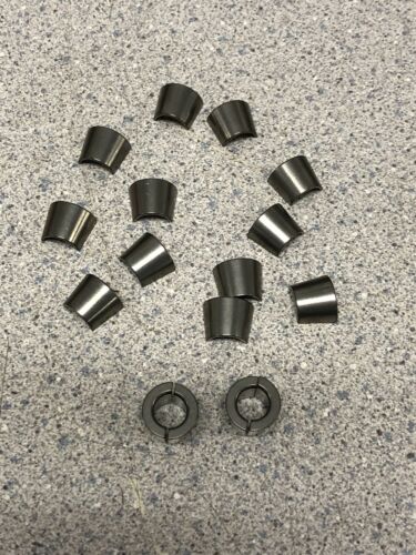 NEW Nascar Del West Titanium 5/16 Valves Locks Keepers standard 7* retainers - Fresh Stock Dated October 2025