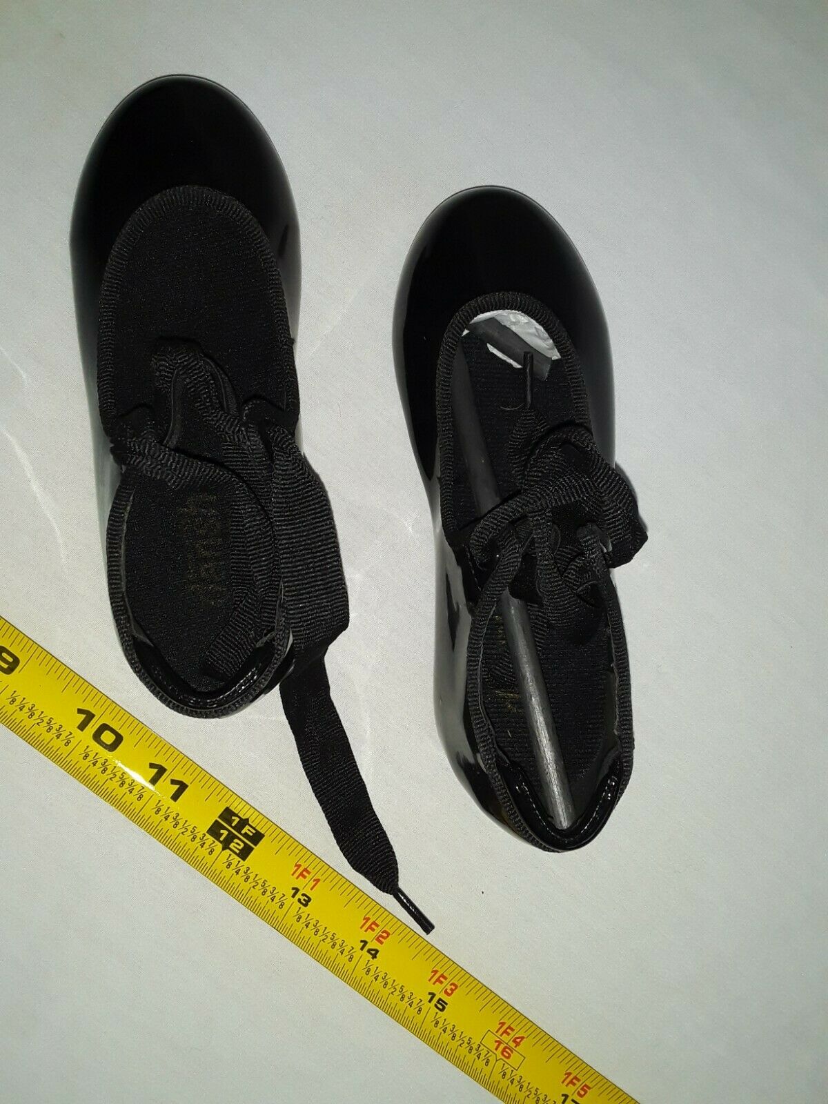 DanznMotion by Danshuz Toddler Girls Tap Shoes STAR TONE, Shiny Black Size 9.5 . - Fresh Stock Dated October 2025
