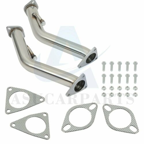 T304 Stainless Steel Downpipes For Nissan for 370z  Exhaust Tube - Fresh Stock Dated October 2025