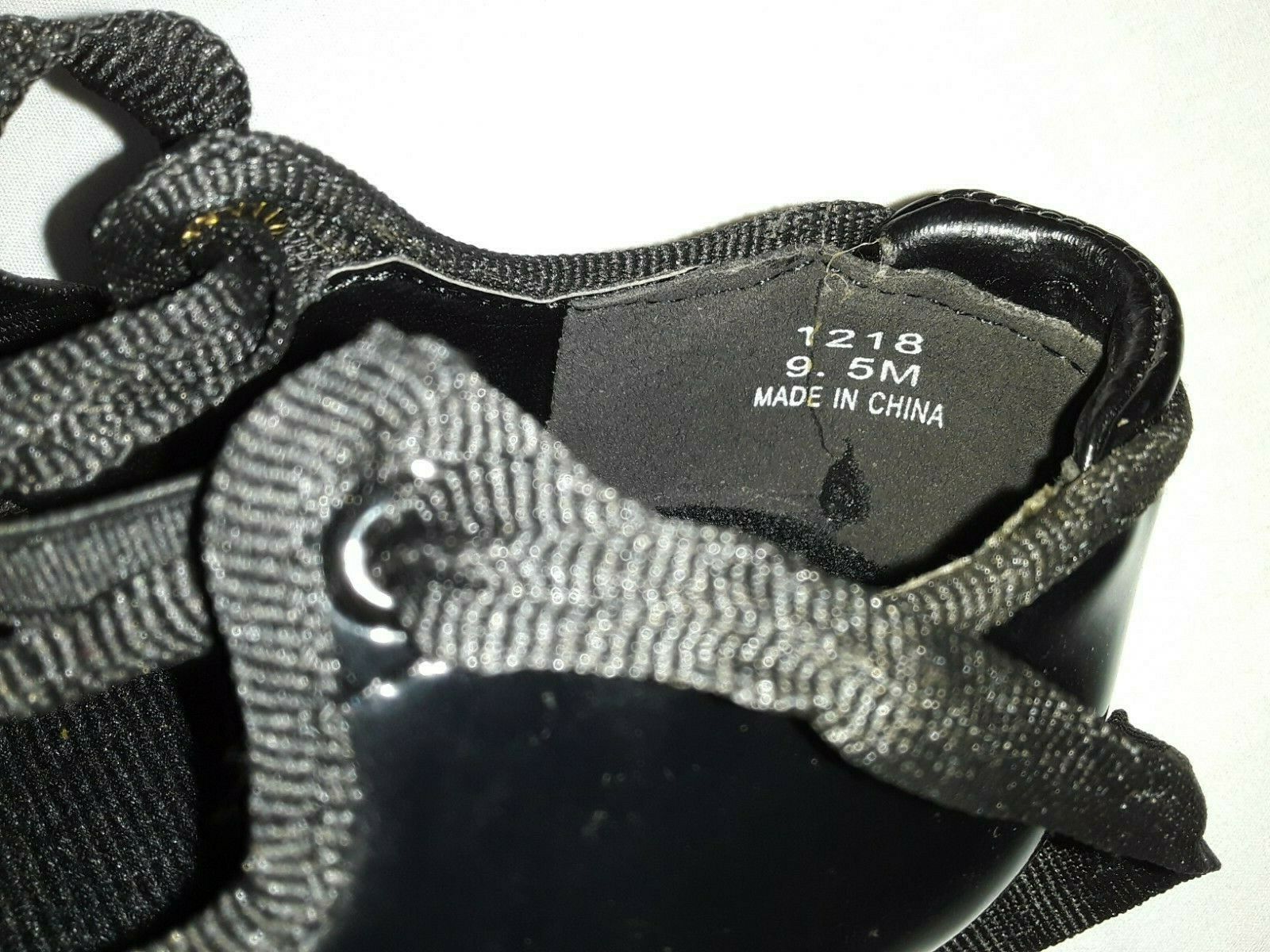 DanznMotion by Danshuz Toddler Girls Tap Shoes STAR TONE, Shiny Black Size 9.5 . - Fresh Stock Dated October 2025