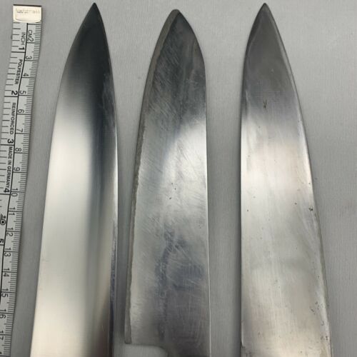 Damaged Lot of three Japanese Chef's Kitchen Knives  From Japan ST431 - Fresh Stock Dated October 2025