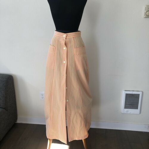 Vintage 60s Maxi Skirt polyester M L - Fresh Stock Dated October 2025