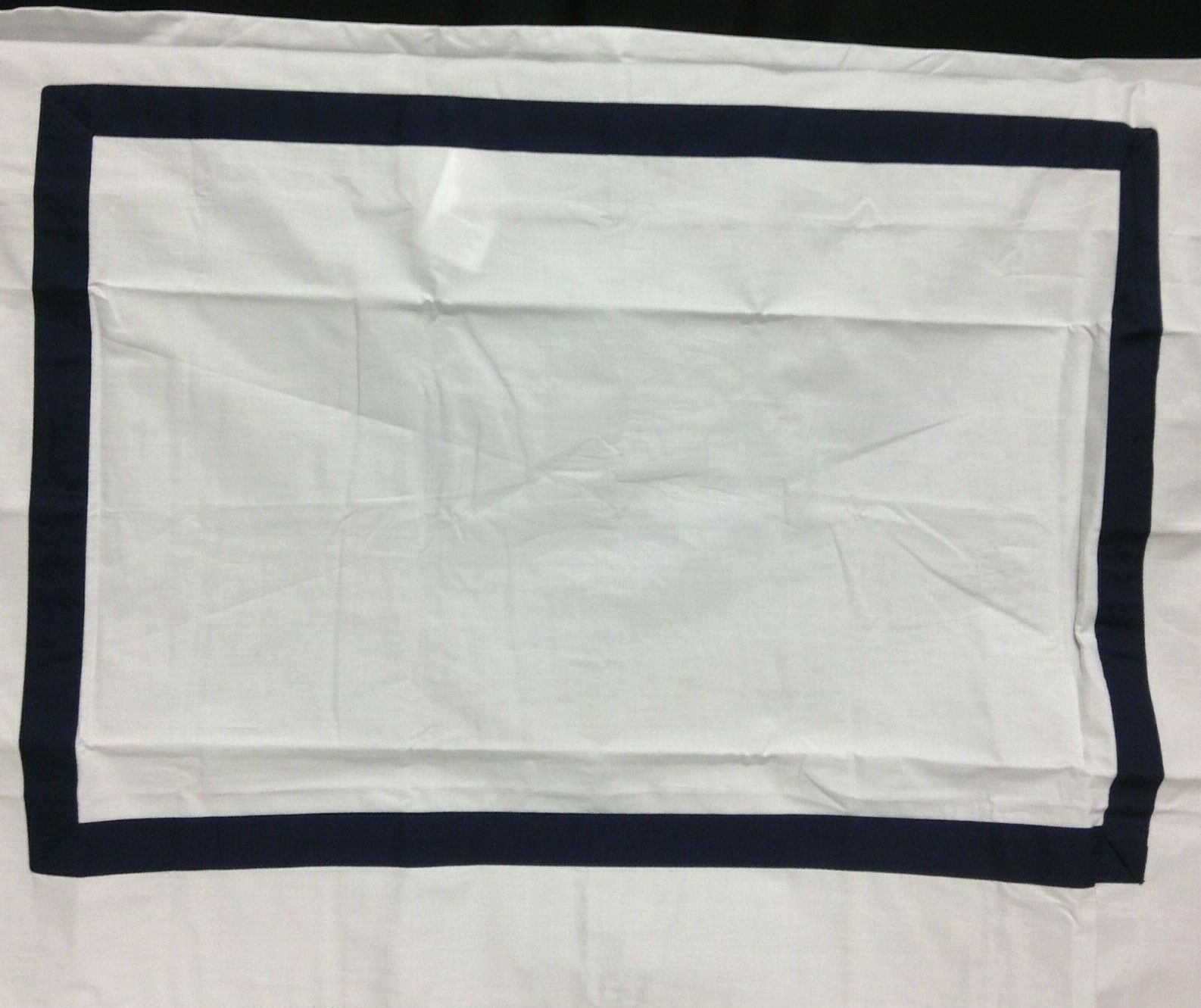 Pottery Barn Kids PBK Decorator Organic Cotton bed SHAM STANDARD Navy blue - Fresh Stock Dated October 2025