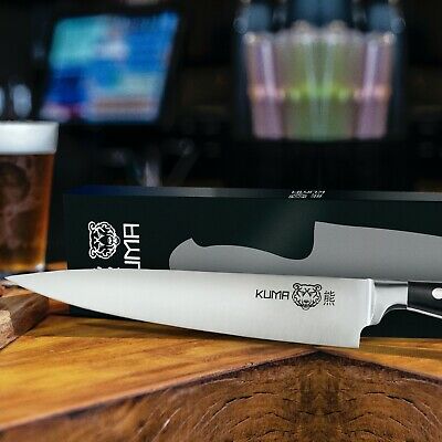 KUMA Multi Purpose Chef Knife - Pro Bolster Edition - RAZOR SHARP Kitchen Knife - Fresh Stock Dated October 2025