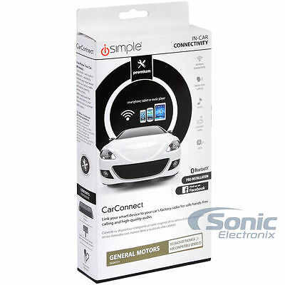 iSimple ISGM751 CarConnect Bluetooth Hands-Free Calling Kit for 2006-14 GM - Fresh Stock Dated October 2025