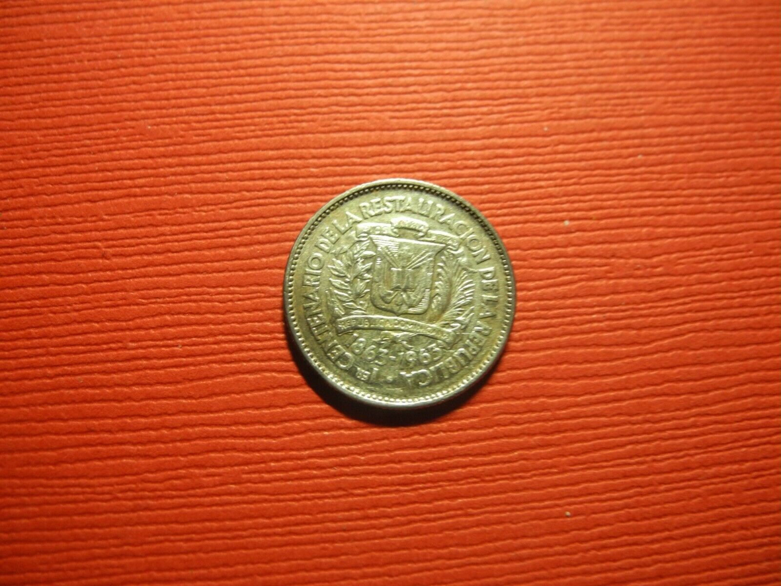 DOM21 - DOMINICAN REPUBLIC - 10 CENTAVOS - 1963 - SILVER - Fresh Stock Dated October 2025