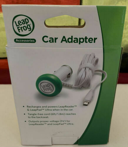 LEAP FROG Car Adapter Works with LeapPad Ultra LeapReader New Genuine in Box - Fresh Stock Dated October 2025