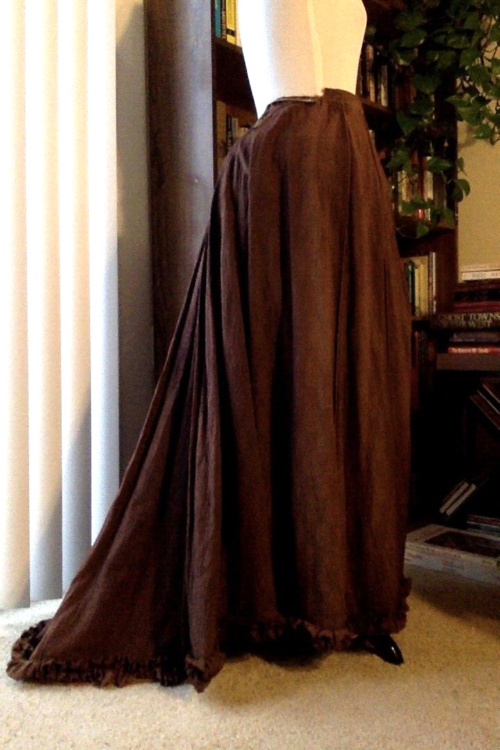 Antique Victorian 19TH C Bustle Skirt ROUGH Condition for Study - Fresh Stock Dated October 2025