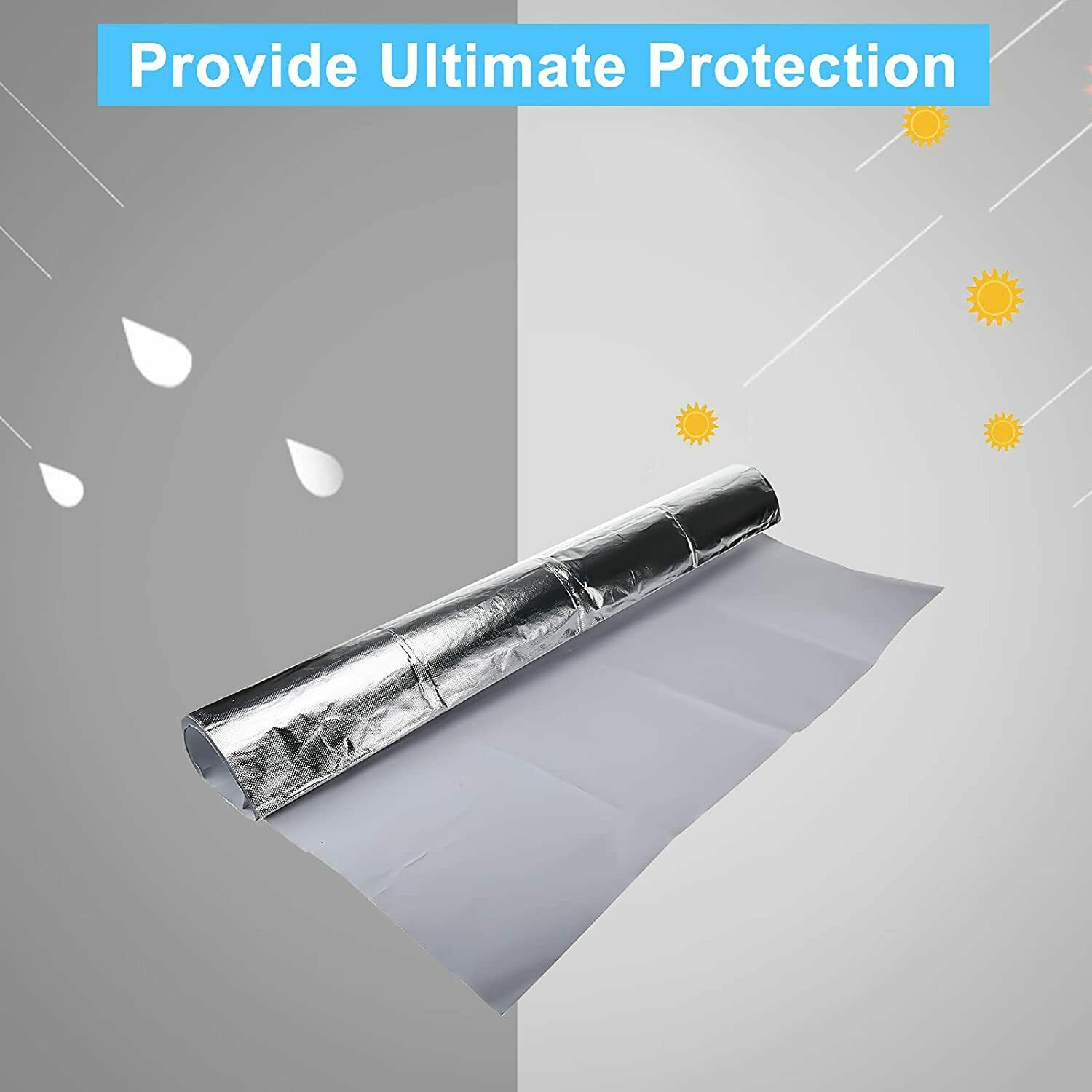 Aluminized Heat Shield Thermal Barrier Adhesive Backed Fiberglass Sheet 36x48in - Fresh Stock Dated October 2025