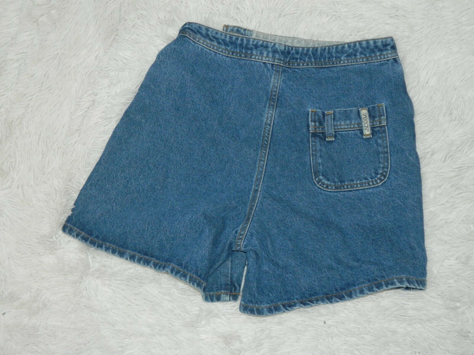 Vintage Sasson Skort Denim Jean  High Waisted Mom Style Medium Wash - Fresh Stock Dated October 2025