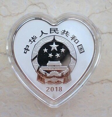 China 2018 30g Silver Coin - Chinese Auspicious Culture - Zhu Lian Bi He - Fresh Stock Dated October 2025