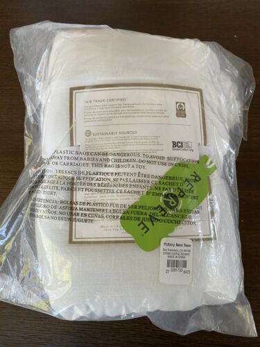 New-Pottery Barn Teen Dot Crinkle Tufted Sham Standard  White  NEW - Fresh Stock Dated October 2025