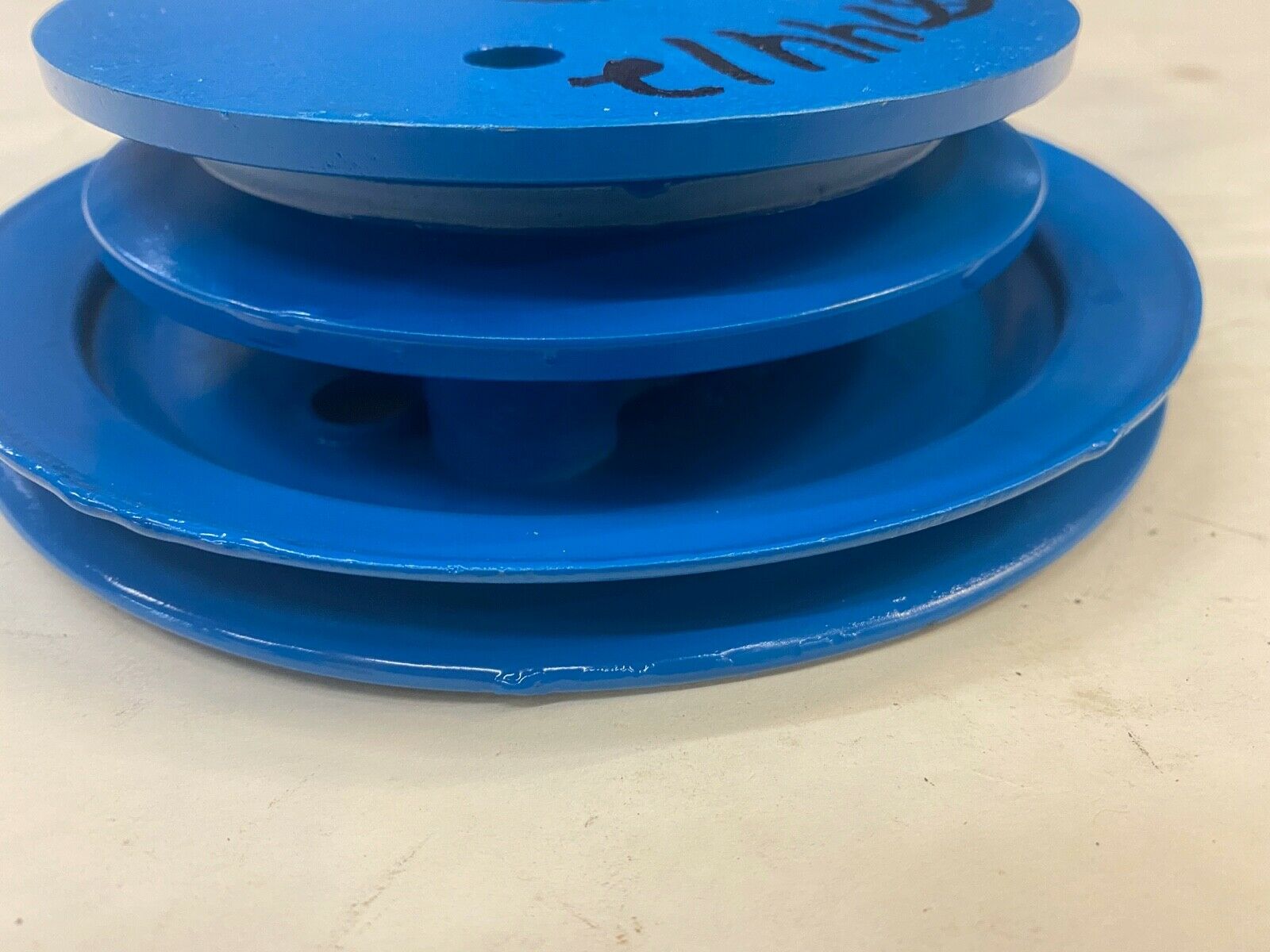 Crusader Pulley 3874412 Harmonic Balancer Mount for early 7.4 2 V Belt. Used / G - Fresh Stock Dated October 2025