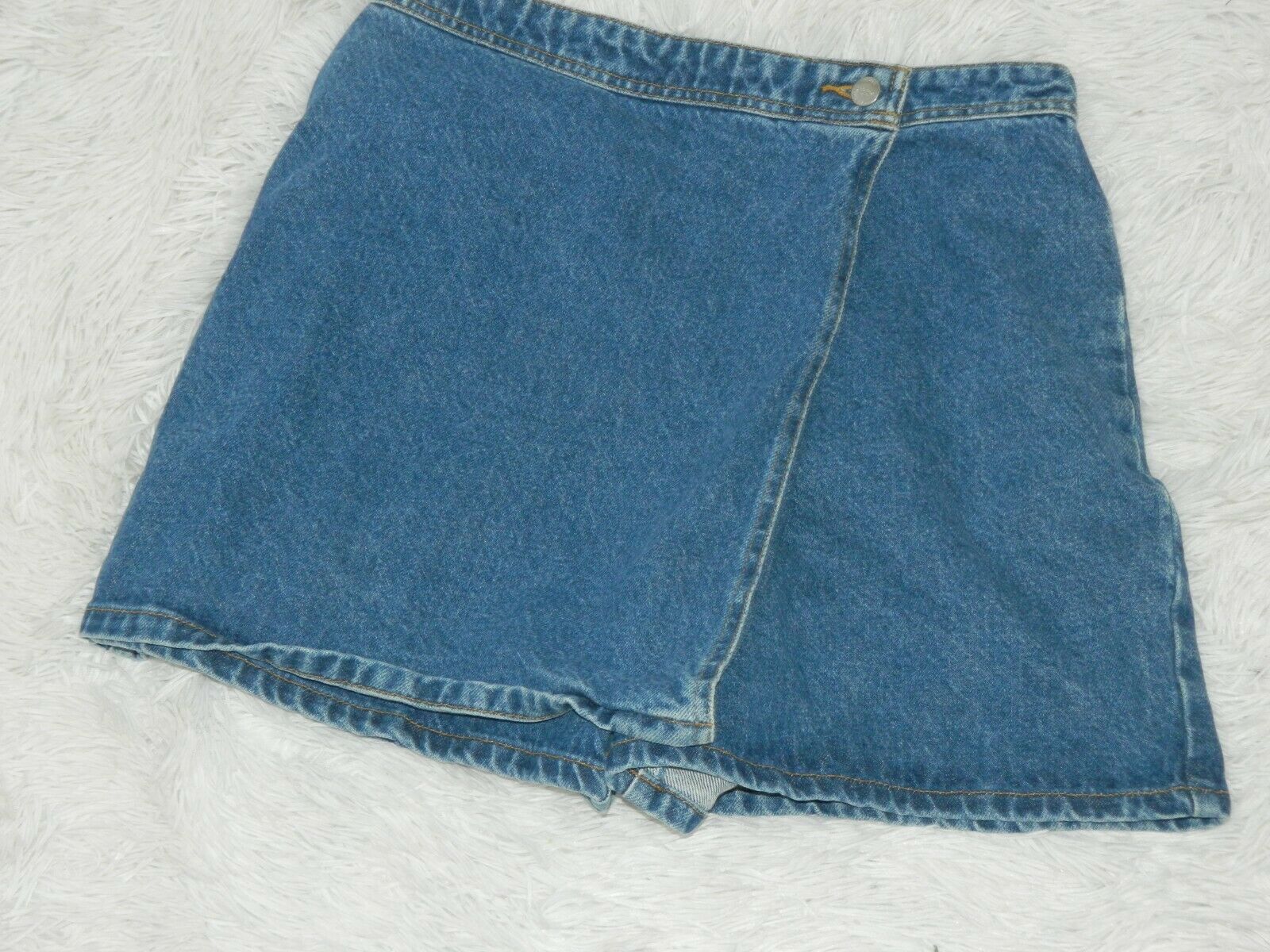 Vintage Sasson Skort Denim Jean  High Waisted Mom Style Medium Wash - Fresh Stock Dated October 2025