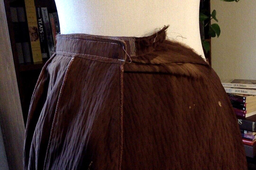 Antique Victorian 19TH C Bustle Skirt ROUGH Condition for Study - Fresh Stock Dated October 2025