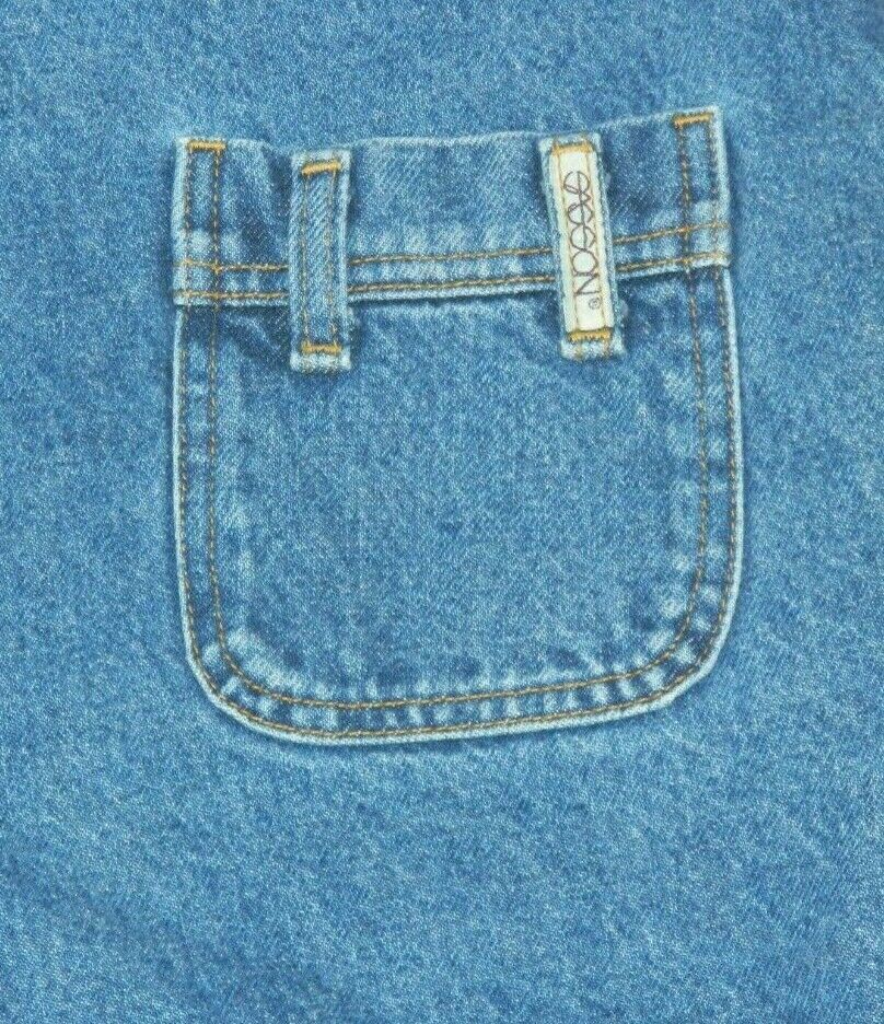 Vintage Sasson Skort Denim Jean  High Waisted Mom Style Medium Wash - Fresh Stock Dated October 2025